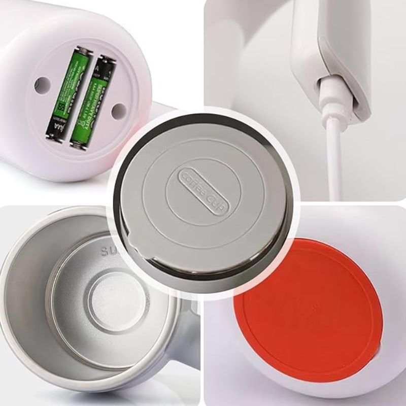 Taza Mezcladora Automática Eléctrica | Café sin Grumos